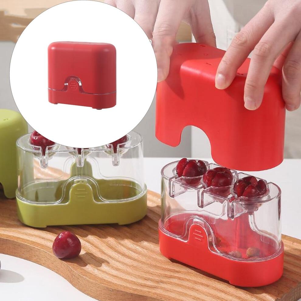 Cherry Pitter Tool Comfortable Handle Black 11.9x5.5x10cm Kitchen Gadget