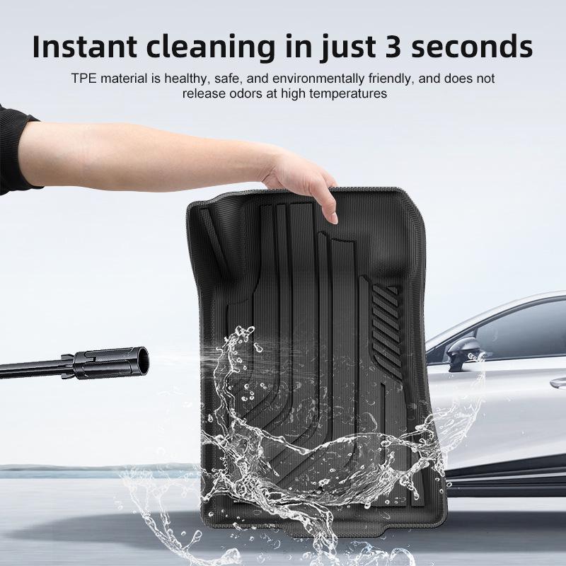 15-24 Ford Mustang Dirt-Resistant TPE Floor Mats
