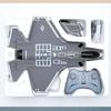 FX9635 Four Channel Remote Control Aircraft F35 Culvert Fighter Brushless Motor Fixed Wing Foam Aircraft Children Birthday Gifts