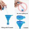 3-Pack DIY Diamond Painting Accessories Convenient Foldable Silicone Funnel Bead Container Diamond Tools