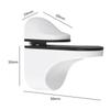 2PCS Glass Shelf Support Glass Clamp Adjustable Glass Shelf Bracket Bathroom Wall Mounted Fixed Layer Board Support Holder