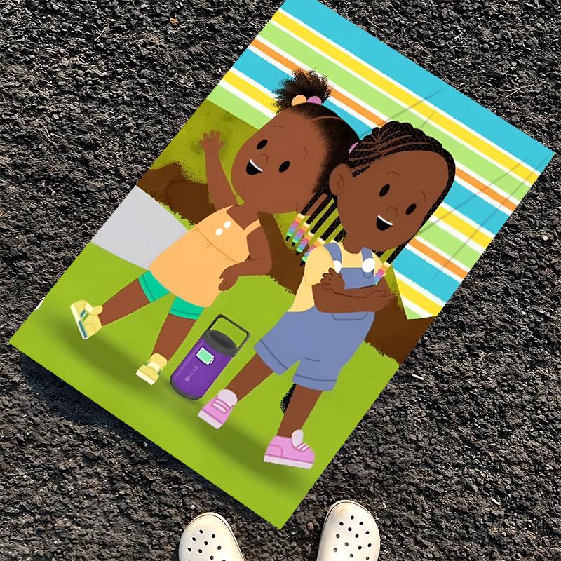 Jojo And Gran Gran Printed Carpet, Rug for Office Chair Living Room Bedroom Kitchen Room Decor Gifts.