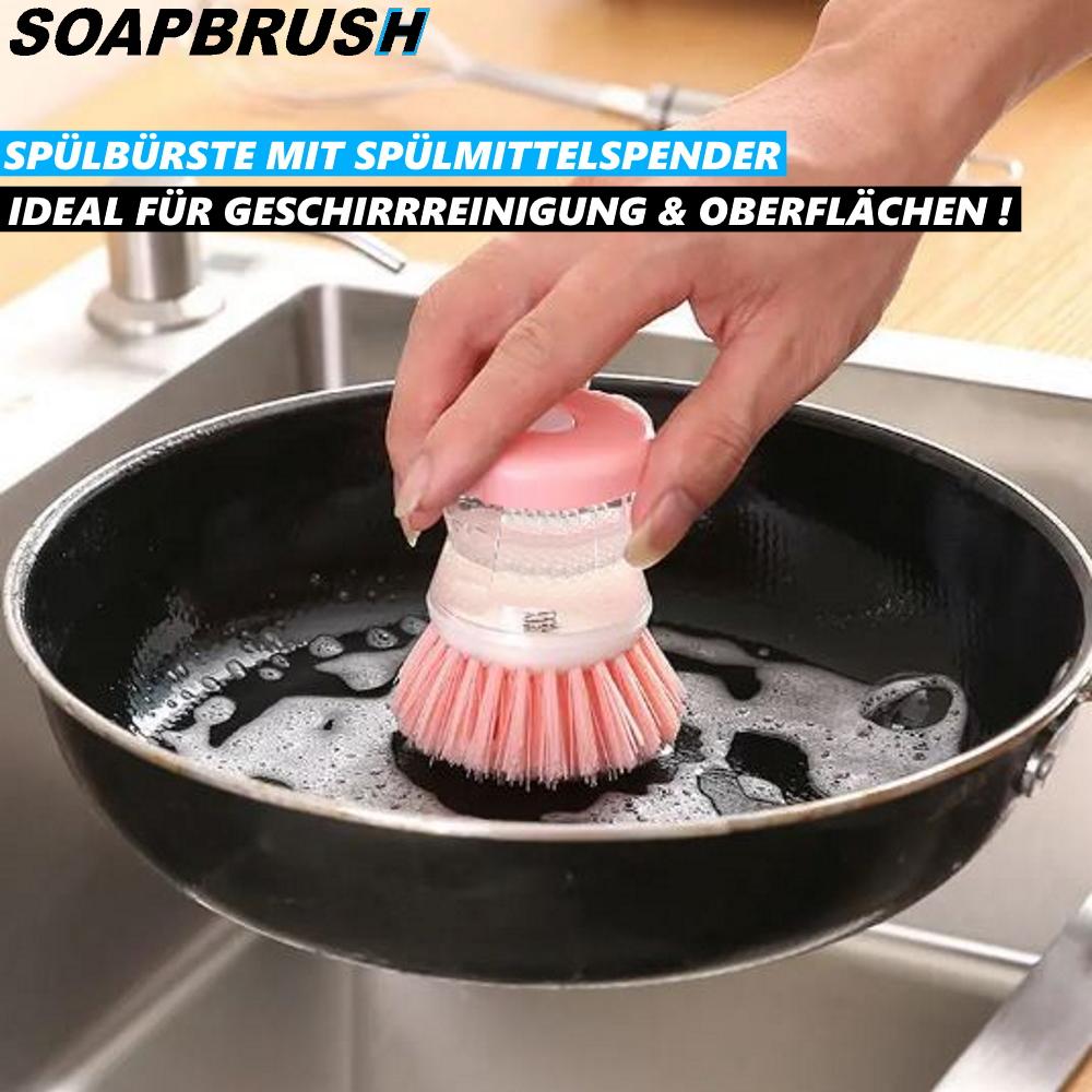 SOAPBRUSH Щетка для мытья посуды с дозатором моющего средства Щетка для мытья посуды Кастрюля [2шт]