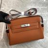 2025 Vintage Cowhide Kelly Saddle Bag - Unisex Crossbody and Shoulder Messenger Bag