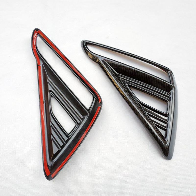 Rear Tail Fog Light Plastic Colors Carbon Fiber Cover for Kia Cerato K3 4 Chrome Rear Fog Lamp Car Styling Accessories