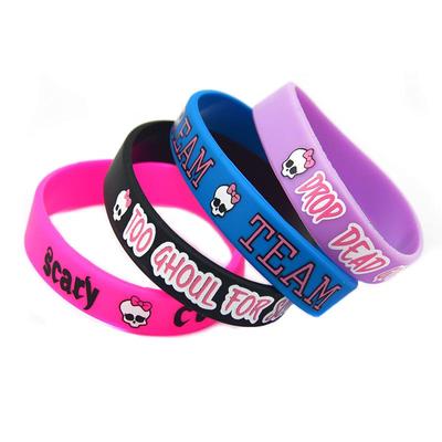 Аниме Браслет силиконовый спортивный Монстер Хай