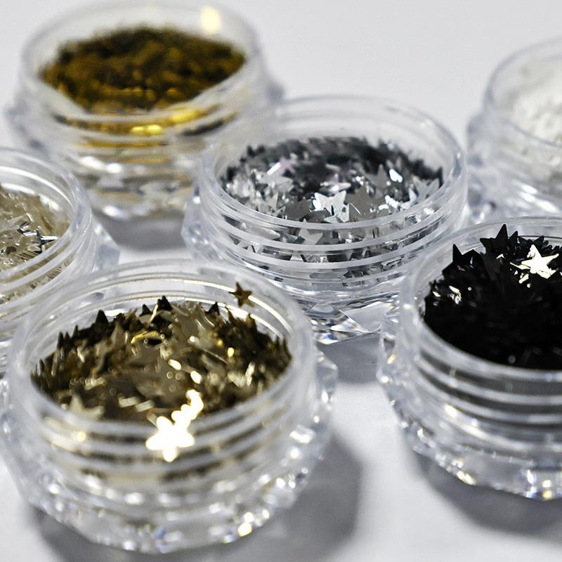 1 баночка 1 мм мини сверкающий звездный глиттер для ногтей сверкающее украшение для ногтей дизайн для маникюрного салона милые аксессуары дизайн для нейл-арта своими руками