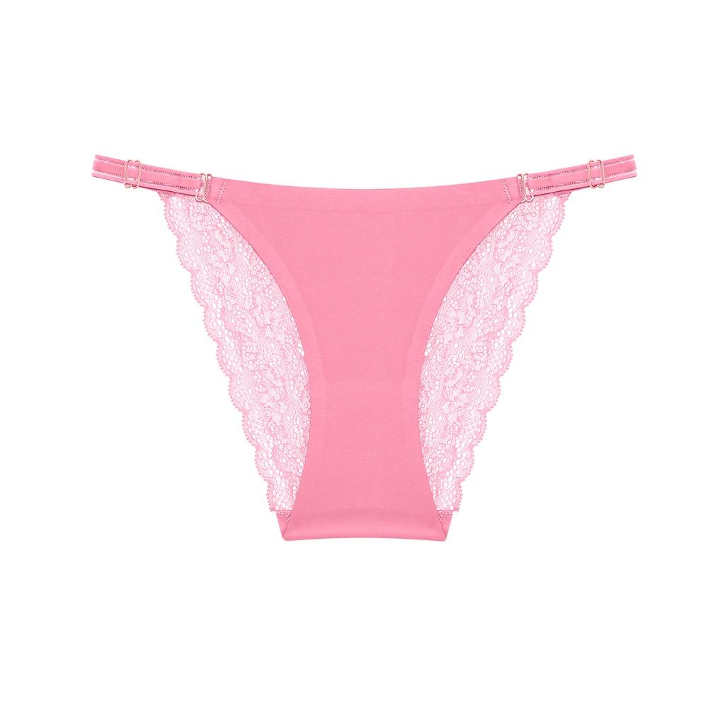 Бесшовные стринги FINETOO, нижнее белье, регулируемые трусики S-XL, женские кружевные трусики, шелковые трусики для женщин