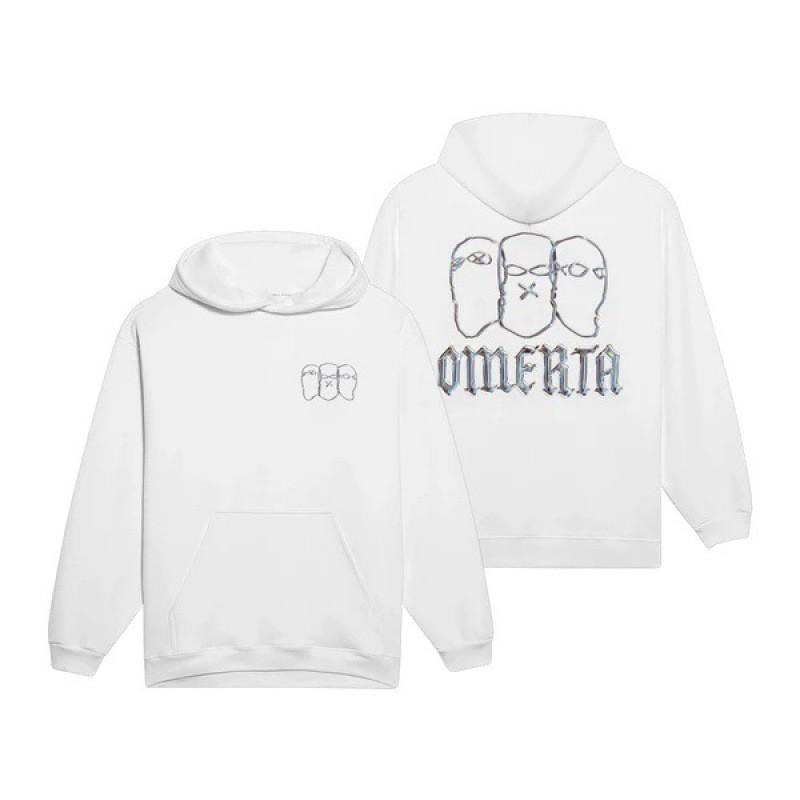 Unisex Hooded Sweatshirt With Kangaroo Pocket 3D Print Omerta Collection Casual Loose Fit
