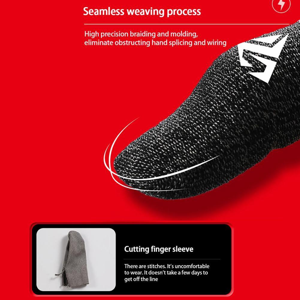 Перчатки для мобильных игр PUBG Gamer, устойчивые к поту, противоскользящие, для сенсорного экрана, дышащие, игровые, напальчники