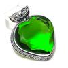 Peridot Gemstone Handmade 925 Sterling Silver Jewelry Pendant 1.77" w2A17