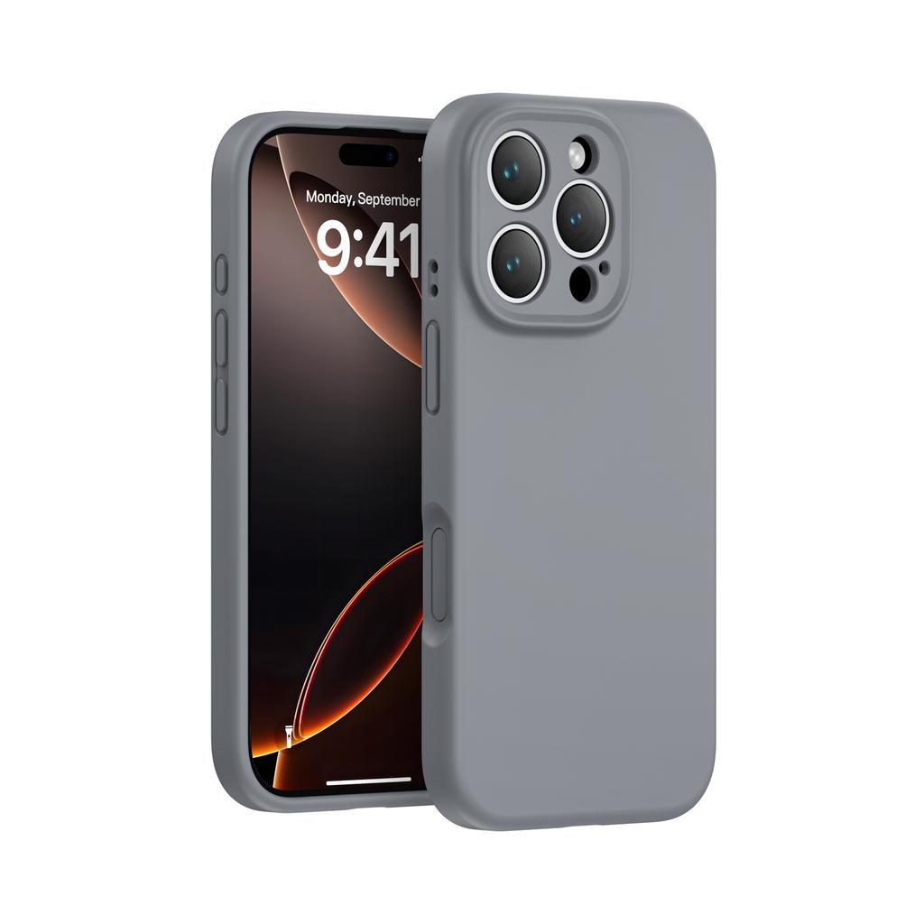 Совместим с чехлом Apple 17 «все в одном» с кнопками ИИ, iPhone 16 Pro Max новый жидкий силикон полное покрытие защита от падения