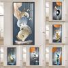 Abstract Geometry Luxury Golden Canvas Painting Statue Wall Art Posters and Prints for Living Room Porch Corridor Decoration