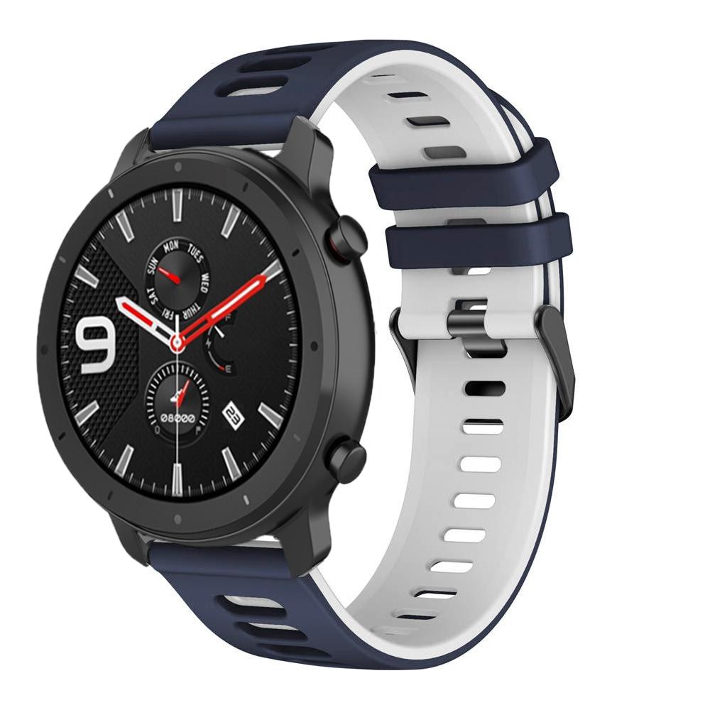20 22mm Silicone Strap for Huami Amazfit GTR 47mm/4/3/Pro 2 2e Sport Watchband for Amazfit Pace Stratos 3 2 2S/Balance/GTS4 Band
