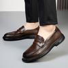 Мужские лоферы класса люкс, обувь из высококачественной кожи, слипоны, деловая обувь, свадебная обувь, мужская дышащая обувь для вождения, плоская подошва