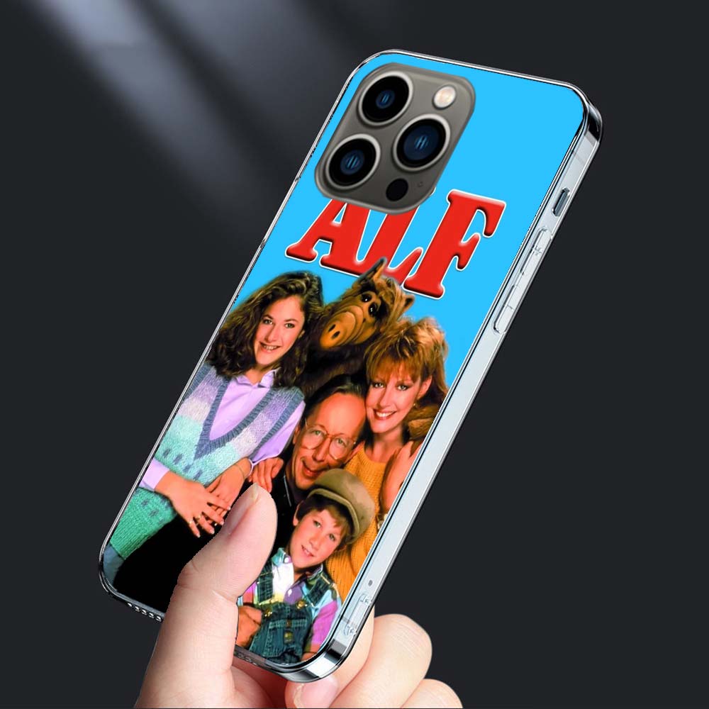 Чехол для телефона из сериала Альф для iPhone 16E 15 Pro 14 Plus 17E 16 17 Pro Max Air 11 12 13 Mini Ударопрочный Capa Милый Чехол TPU Cle