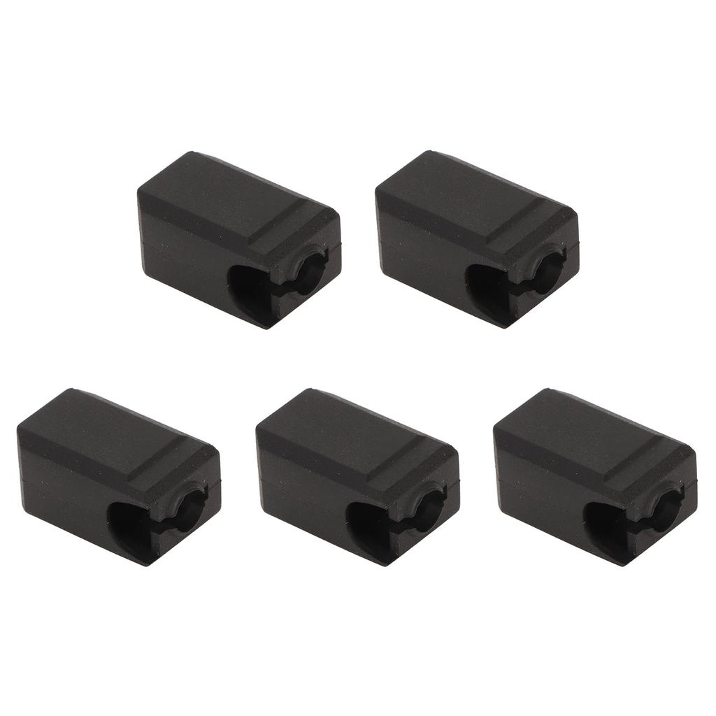 5Pcs Extruder Hotend Cover Black Silicone Anti Stick Stable Heater Block Cover for X1 Carbon P1P