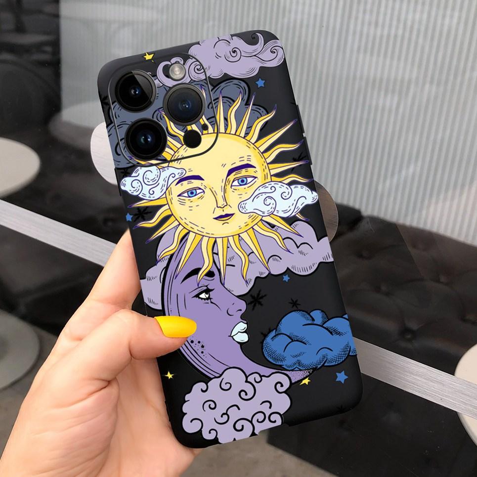 Cases For iPhone 14 Pro Max Case Apple iPhone 14 Pro 14Plus Astronaut Dragon Cool Style Back Cover Matte Ultra Soft Sikilly Capa