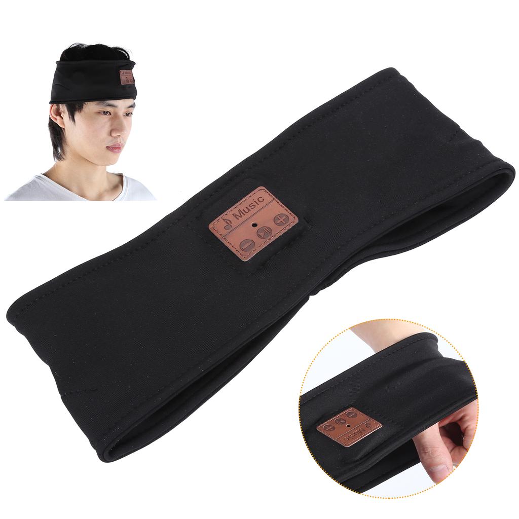 Bluetooth Music Headband Wireless Sports Elastic Headband Headphones for Side Sleepers
