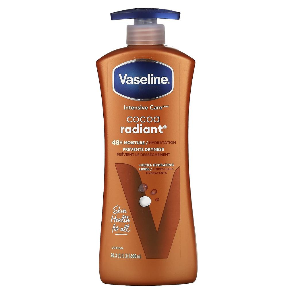 Vaseline Intensive Care Lotion, Cocoa Radiant, 20.3 Fl Oz (600 Ml)