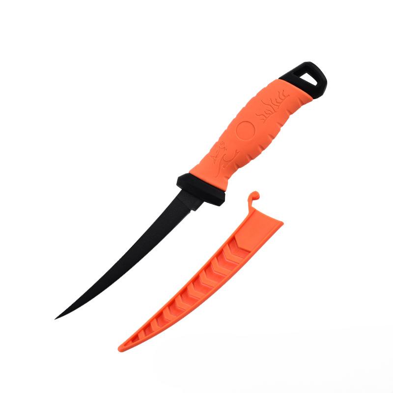 Stainless Steel Fishing Knife 5-9 Inch Knife Outdoor Kitchen Scale-scraping Knife Fillet Meat Saltwater Resistant Blade