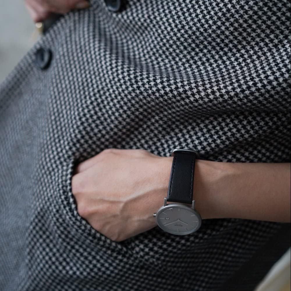 BOCCIA TITANIUM Мужские часы из полностью титана, Гипоаллергенные, Серебристый/Черный, 3637-01 [Официальный японский продукт]