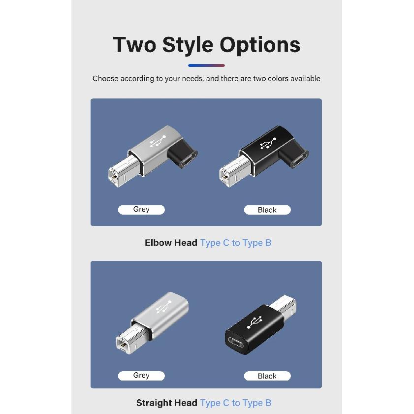 Подходит для адаптера type-c на квадратный USB, электрического пианино, электронного принтера, адаптера TYPE-C female head на MIDI head drum