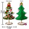 Cute DIY Felt Christmas Tree Cartoon Christmas Tree Material Package  Birthday Party