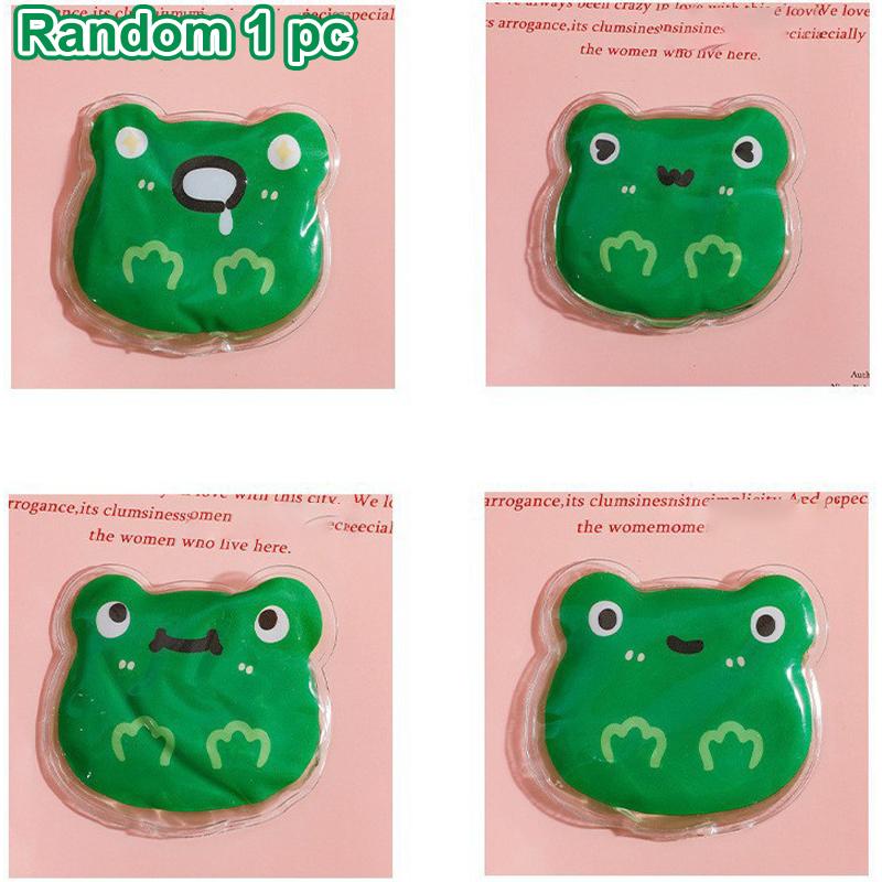 Мини Зимняя Грелка для Рук Моментальный Нагрев Милая Гелевая Грелка для Рук Портативная Защелкивающаяся Карманная Грелка Многоразовая для Дома Офиса Улицы