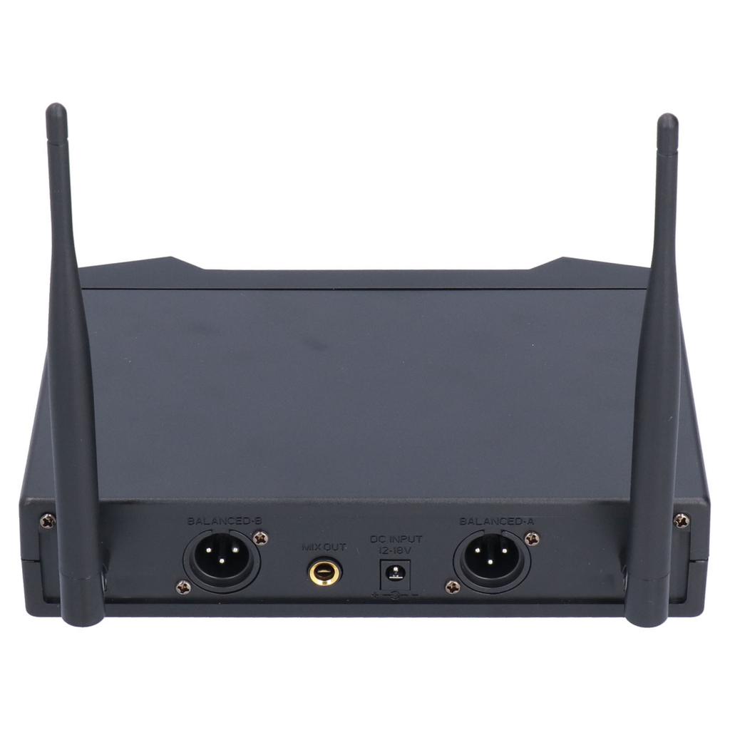 Беспроводной микрофон Стабильная частота UHF 2 Ручной микрофон с приемником для церкви