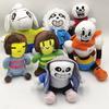 НОВЫЕ Плюшевые Игрушки Undertale 20-30см Плюшевая Кукла Санса из Undertale Папирус Октопус Музыка Альфис Фриск Плюшевые Набитые Игрушки для Детей Подарки