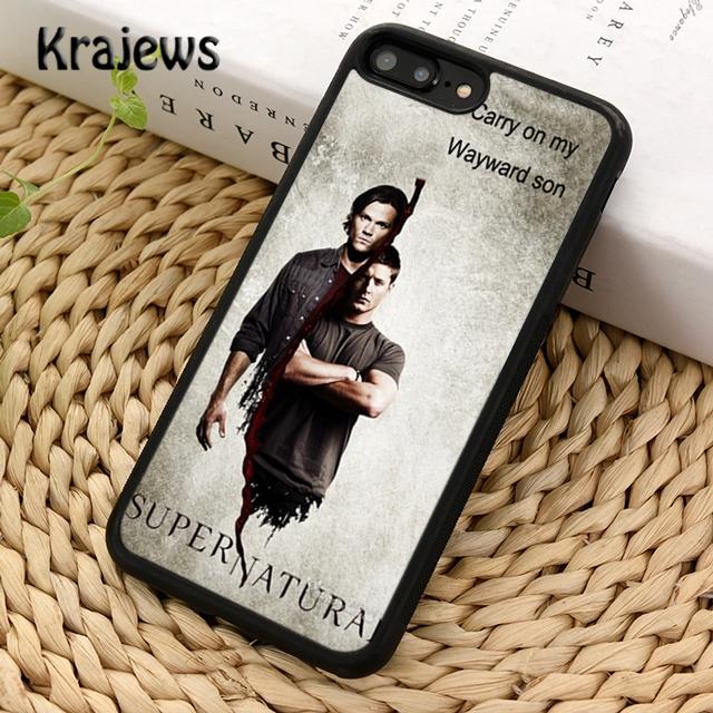 Krajews Supernatural Castiel Dean Sam collage Phone Case For IPhone 18 17 Air 16 15 14 plus 11 12 13 pro max coque Fundas