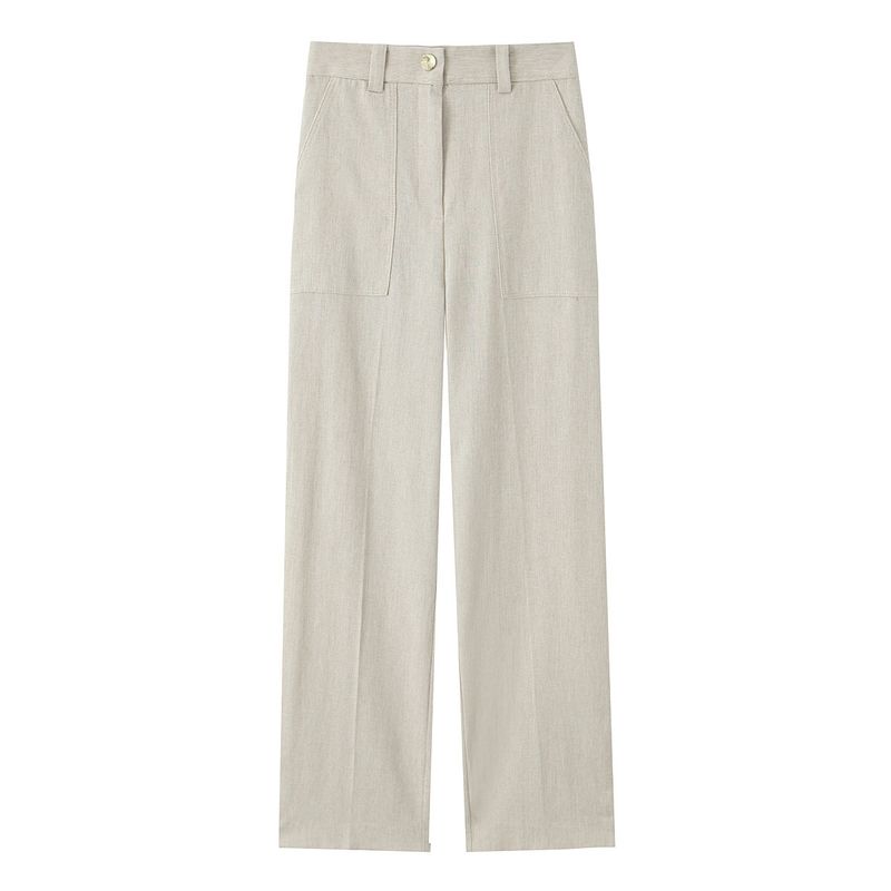 Kaslead New Women Clothes Western Style Fashion Simple Thread Outerwear Trousers 8719129 8714129