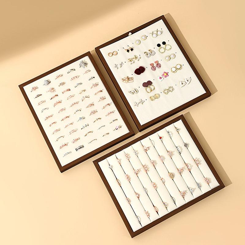 Винтажная подставка для колец, большая вместимость, стойка для хранения ювелирных изделий, подходит для колец, серег, подставка для демонстрации ювелирных изделий