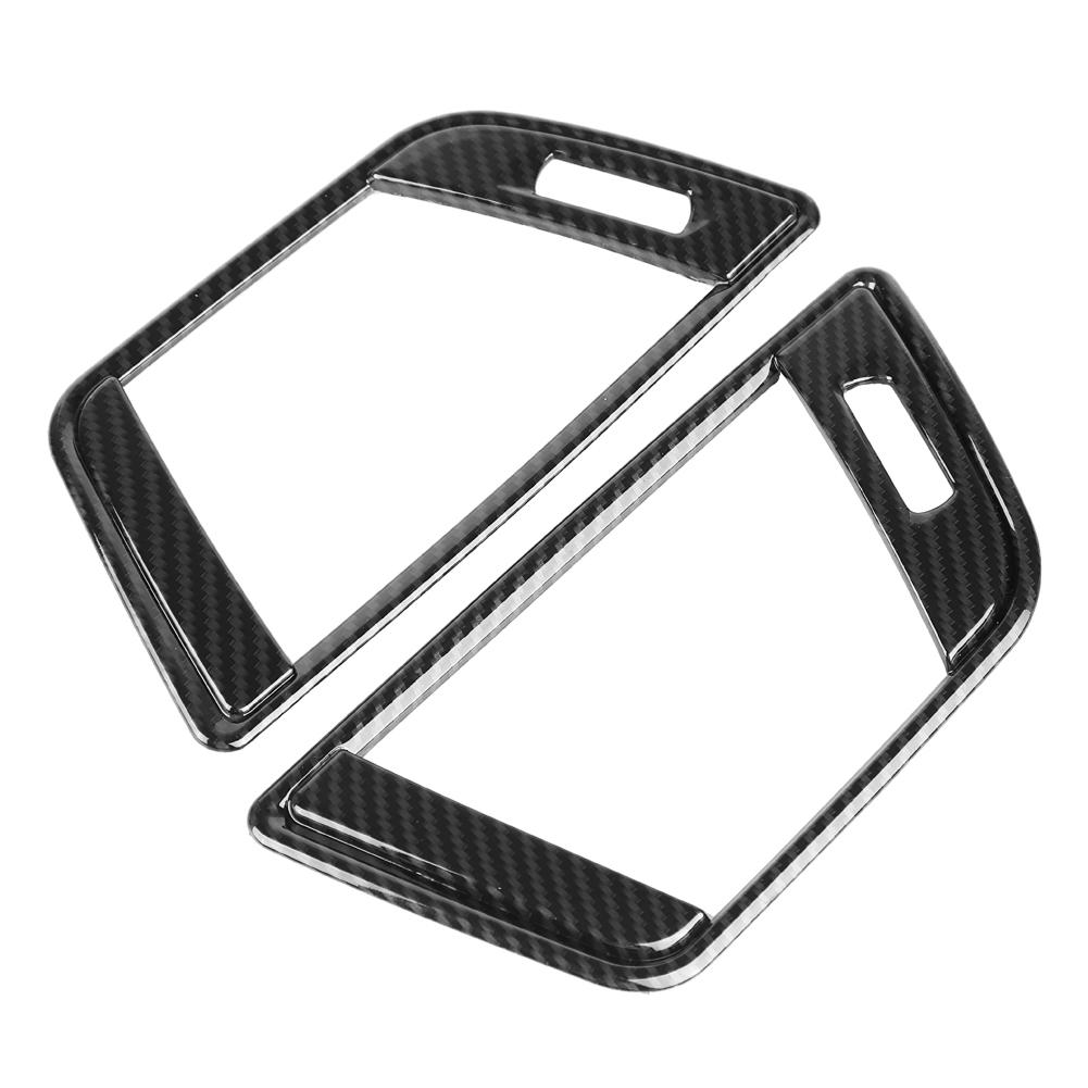 2Pcs Carbon Fiber Style Side Air Conditioning Vent Cover Trim for 3 Series F30 13‑18