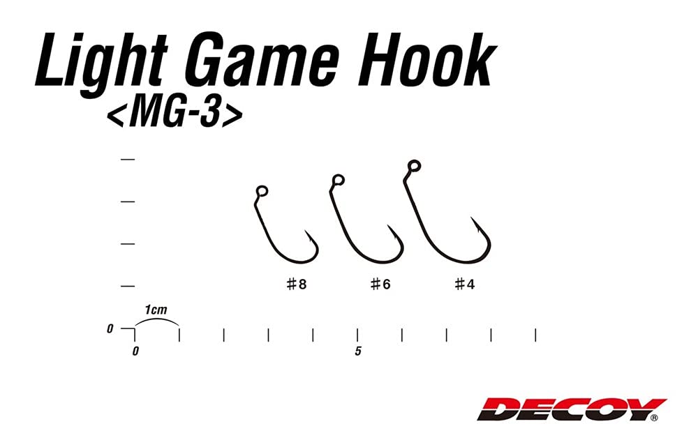 Katsuichi Decoy MG-3 Light Game Hook #8