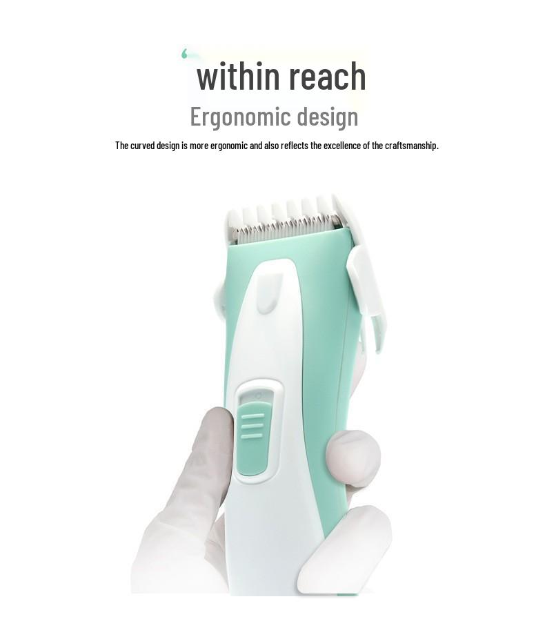 Тихий электрический триммер для волос для новорожденных и младенцев