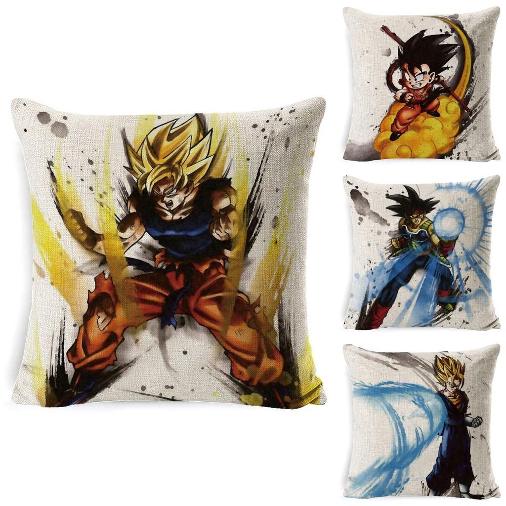Наволочка Dragon Ball Потрясающая Мультяшная Квадратная Наволочка Для Стильного Дивана Домашний Декор