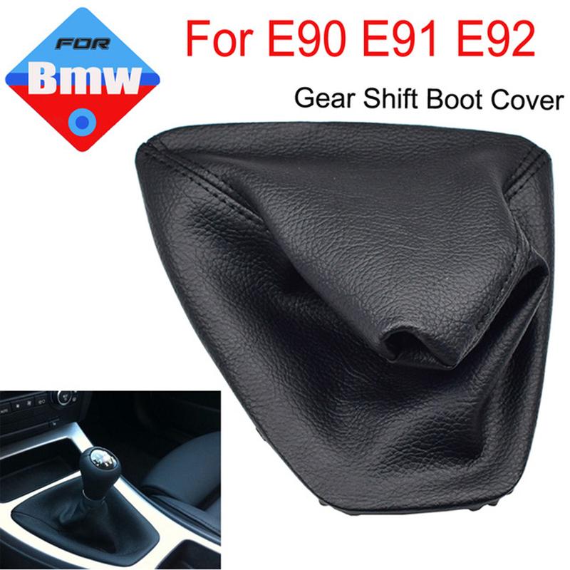 Ручка рычага переключения передач с чехлом Подходит для BMW E30 E39 E46 E87 E90 E91 E92 E93 С чехлом-пыльником Из натуральной кожи Чехол-пыльник