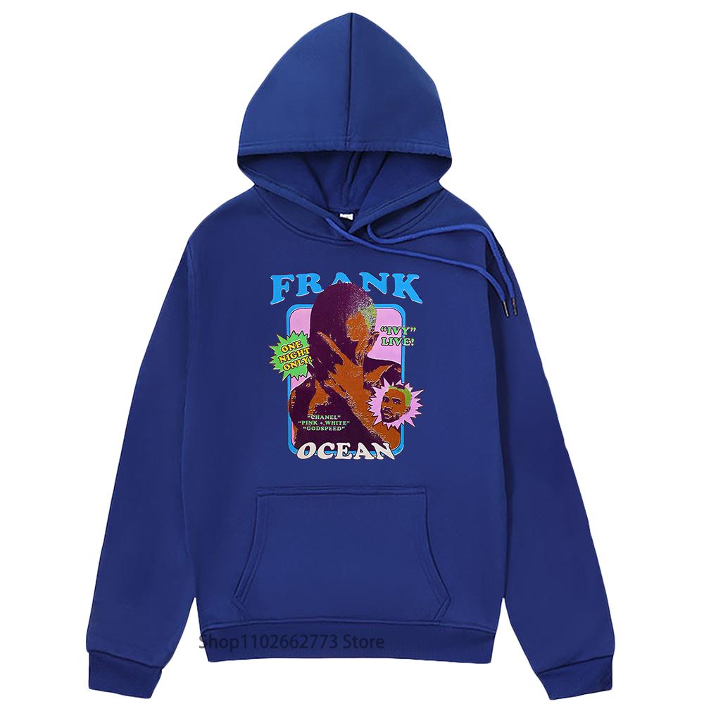 Мода Фрэнк О-Оушен Блонд R&B Музыка Толстовки для мужчин Одежда Эстетические толстовки Граффити High Street Одежда