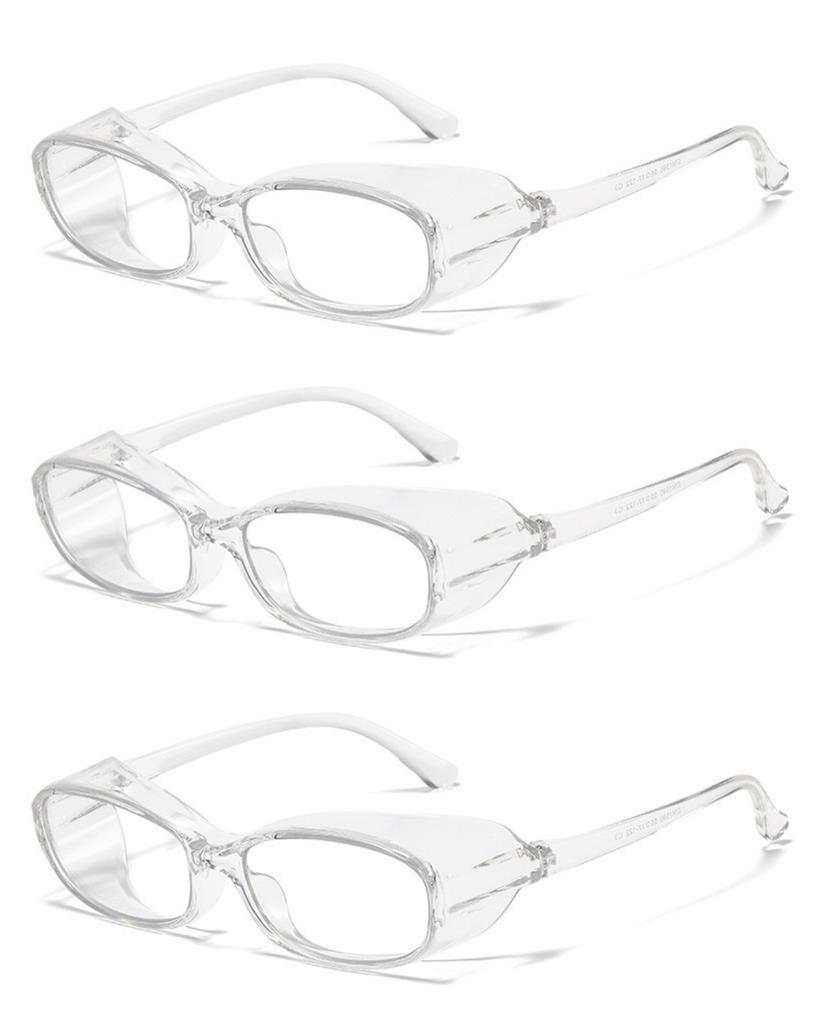 3 шт. рабочие защитные очки с защитой от брызг, ветра, пыли, защитные очки, оптическая оправа для линз для исследований, защита глаз для езды на велосипеде