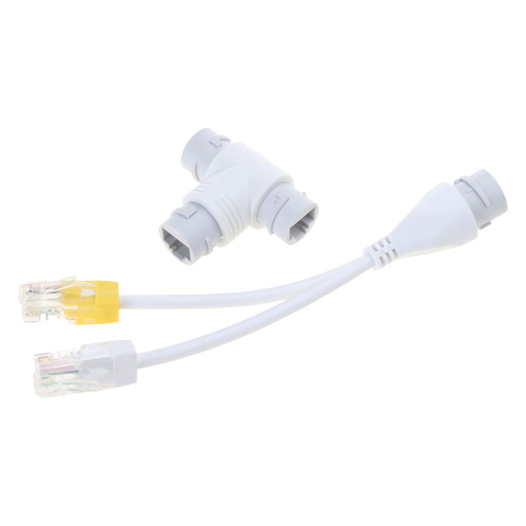 2-в-1 POE-сплиттер, трехсторонний разъем RJ45 для установки камеры безопасности, системы сетевого мониторинга