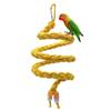 Bird Spiral Cotton Rope Climbing Standing Toy Bird Cage Accessories For Large Medium Small Parrots