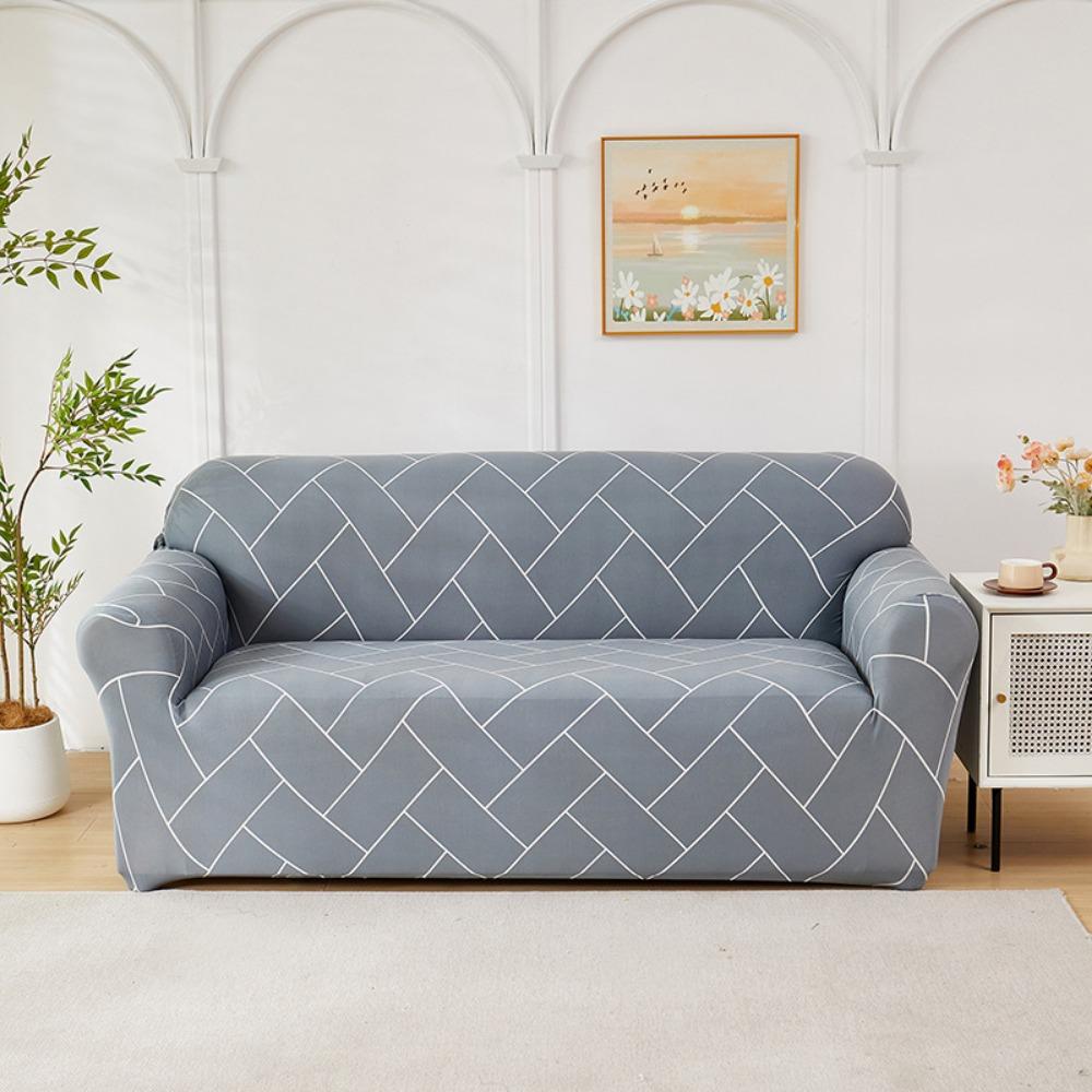Эластичный диванный чехол с принтом Универсальный тянущийся протектор для дивана Защитник мебели