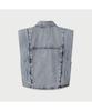 IROWOMEN Rosye Denim Wing Top Iosaa25104Bul