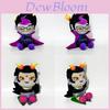 Плюшевая игрушка Эридан Ампора из Homestuck Мультяшная Аниме Коллекционное издание Для фанатов
