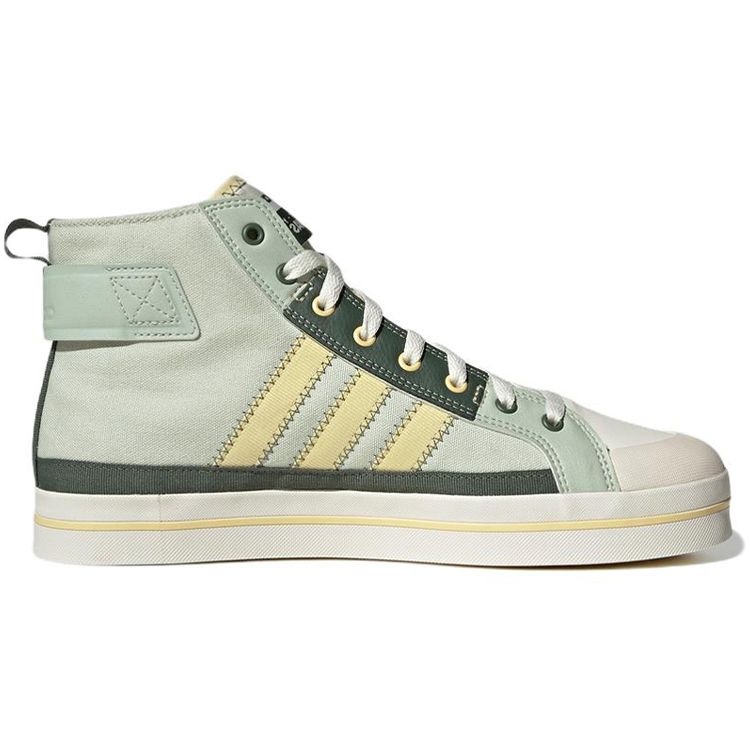 Adidas Кеды унисекс Neo City из парусины и кожи, нескользящие, износостойкие, средней высоты, для скейтбординга, светло-зеленые, GW6748