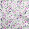 Cotton Flex Fuschia Pink Fabric Florals Sewing Craft Projects Fabric Prints By Yard 40 Inch
