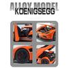 1/32 Koenigsegg ONE 1 литая спортивная модель автомобиля гоночные автомобили модель имитация звука и света детская игрушка подарок
