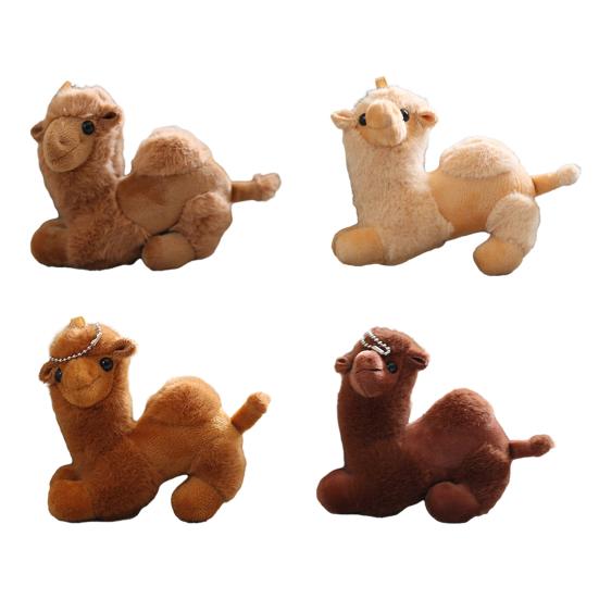 Милый плюшевый верблюд брелок пушистая кукла верблюд брелок для рюкзаков кошельков кукла подвесной кулон аксессуар
